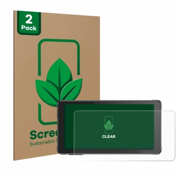 Parte frontale di una confezione del prodotto con il logo del marchio ScreenLeaf. Accanto è raffigurato il dispositivo Interph