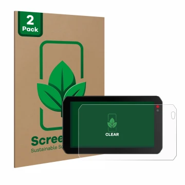 Parte frontale di una confezione del prodotto con il logo del marchio ScreenLeaf. Accanto è raffigurato il dispositivo Chigee 