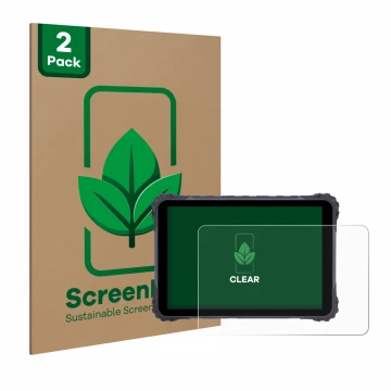 Parte frontale di una confezione del prodotto con il logo del marchio ScreenLeaf. Accanto è raffigurato il dispositivo Topicon