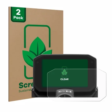 Parte frontale di una confezione del prodotto con il logo del marchio ScreenLeaf. Accanto è raffigurato il dispositivo Honda H