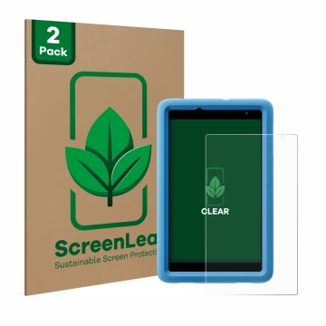 Parte frontale di una confezione del prodotto con il logo del marchio ScreenLeaf. Accanto è raffigurato il dispositivo Blackvi