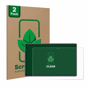 Parte frontale di una confezione del prodotto con il logo del marchio ScreenLeaf. Accanto è raffigurato il dispositivo Facetel
