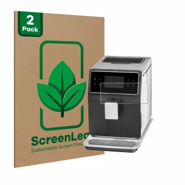 Parte frontale di una confezione del prodotto con il logo del marchio ScreenLeaf. Accanto è raffigurato il dispositivo WMF Per
