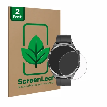 Parte frontale di una confezione del prodotto con il logo del marchio ScreenLeaf. Accanto è raffigurato il dispositivo Marsyu 