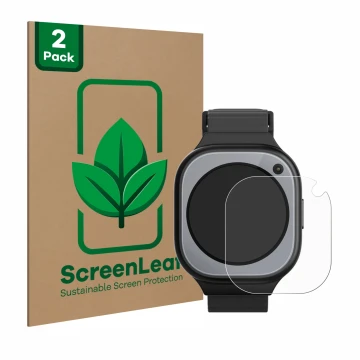 Parte frontale di una confezione del prodotto con il logo del marchio ScreenLeaf. Accanto è raffigurato il dispositivo Xplora 