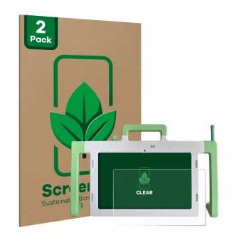 Parte frontale di una confezione del prodotto con il logo del marchio ScreenLeaf. Accanto è raffigurato il dispositivo Telemar