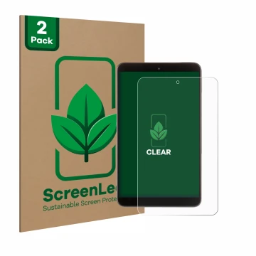 Parte frontale di una confezione del prodotto con il logo del marchio ScreenLeaf. Accanto è raffigurato il dispositivo Nokia T