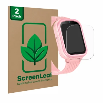 Parte frontale di una confezione del prodotto con il logo del marchio ScreenLeaf. Accanto è raffigurato il dispositivo Yuede K