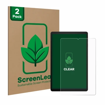 Parte frontale di una confezione del prodotto con il logo del marchio ScreenLeaf. Accanto è raffigurato il dispositivo Acer Ic