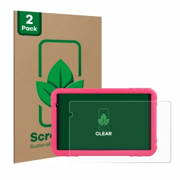 Parte frontale di una confezione del prodotto con il logo del marchio ScreenLeaf. Accanto è raffigurato il dispositivo Juedur 