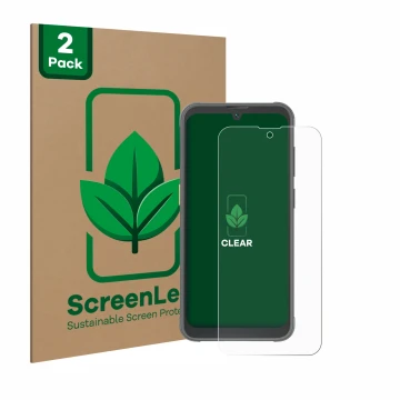 Parte frontale di una confezione del prodotto con il logo del marchio ScreenLeaf. Accanto è raffigurato il dispositivo Blackvi