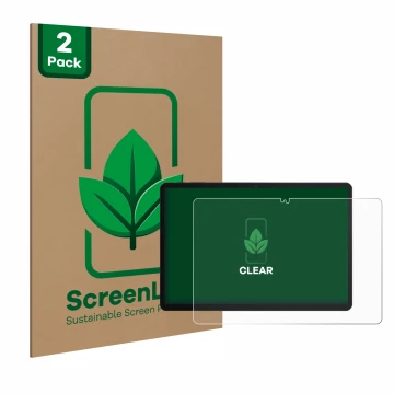 Parte frontale di una confezione del prodotto con il logo del marchio ScreenLeaf. Accanto è raffigurato il dispositivo Chuwi H