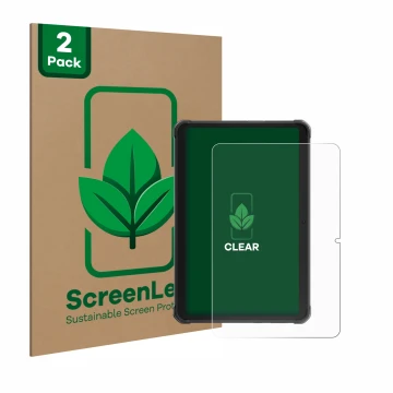 Parte frontale di una confezione del prodotto con il logo del marchio ScreenLeaf. Accanto è raffigurato il dispositivo Hotwav 