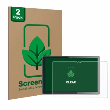 Parte frontale di una confezione del prodotto con il logo del marchio ScreenLeaf. Accanto è raffigurato il dispositivo VALE V1