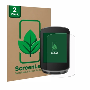 Parte frontale di una confezione del prodotto con il logo del marchio ScreenLeaf. Accanto è raffigurato il dispositivo Magene 