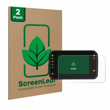 Parte frontale di una confezione del prodotto con il logo del marchio ScreenLeaf. Accanto è raffigurato il dispositivo Honda A