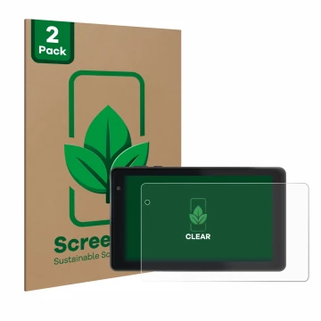 Parte frontale di una confezione del prodotto con il logo del marchio ScreenLeaf. Accanto è raffigurato il dispositivo Liscian