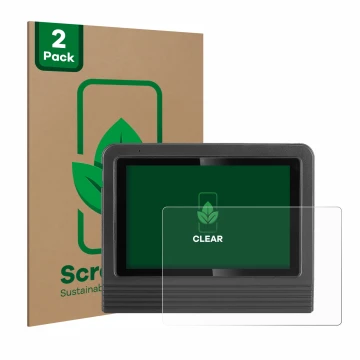 Parte frontale di una confezione del prodotto con il logo del marchio ScreenLeaf. Accanto è raffigurato il dispositivo Launch 