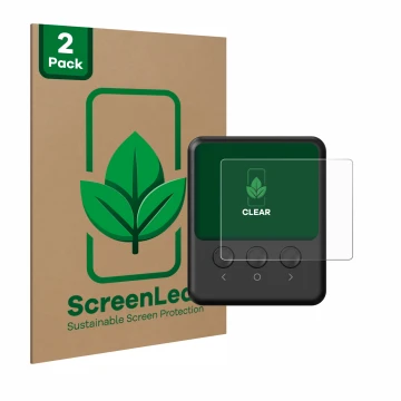 Parte frontale di una confezione del prodotto con il logo del marchio ScreenLeaf. Accanto è raffigurato il dispositivo ISDT 60