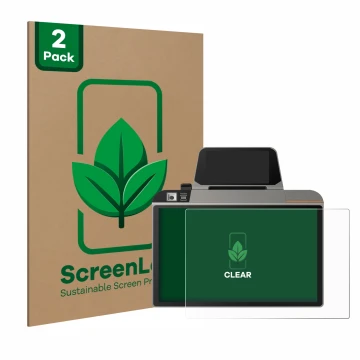 Parte frontale di una confezione del prodotto con il logo del marchio ScreenLeaf. Accanto è raffigurato il dispositivo Sunmi D