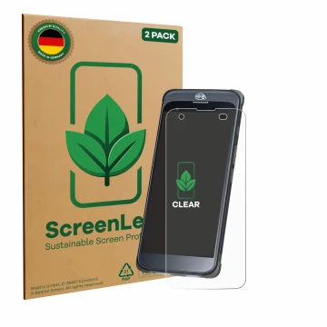 Parte frontale di una confezione del prodotto con il logo del marchio ScreenLeaf. Accanto è raffigurato il dispositivo Orderma