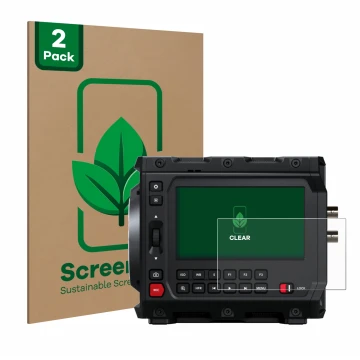 Parte frontale di una confezione del prodotto con il logo del marchio ScreenLeaf. Accanto è raffigurato il dispositivo Blackma