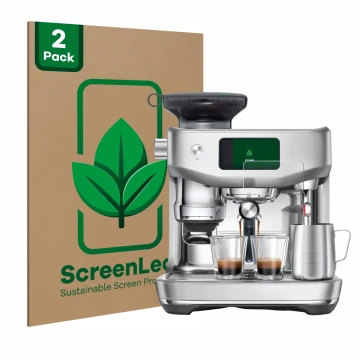 Parte frontale di una confezione del prodotto con il logo del marchio ScreenLeaf. Accanto è raffigurato il dispositivo Sage th