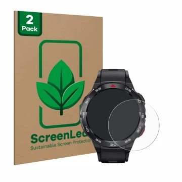 Parte frontale di una confezione del prodotto con il logo del marchio ScreenLeaf. Accanto è raffigurato il dispositivo Xiaomi 