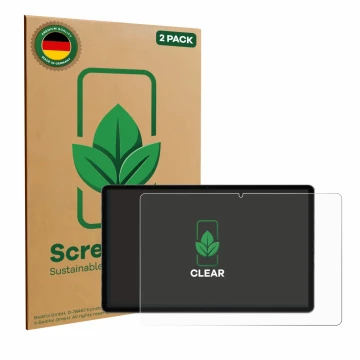 Parte frontale di una confezione del prodotto con il logo del marchio ScreenLeaf. Accanto è raffigurato il dispositivo Xgody Q