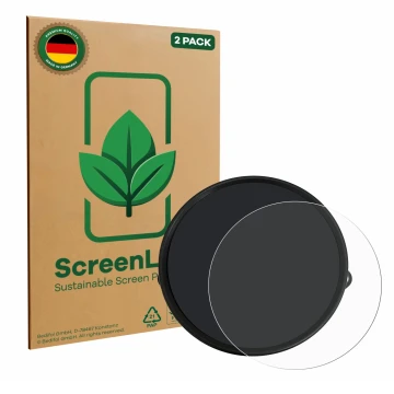 Parte frontale di una confezione del prodotto con il logo del marchio ScreenLeaf. Accanto è raffigurato il dispositivo Harley 