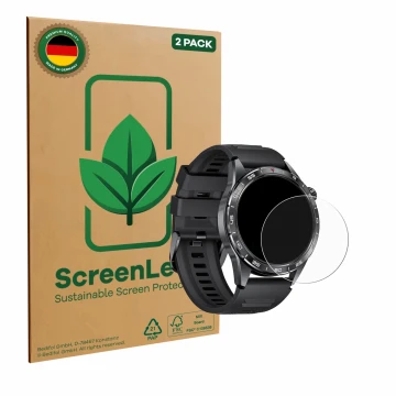 Parte frontale di una confezione del prodotto con il logo del marchio ScreenLeaf. Accanto è raffigurato il dispositivo LIGE SM