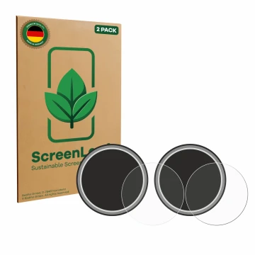 Parte frontale di una confezione del prodotto con il logo del marchio ScreenLeaf. Accanto è raffigurato il dispositivo Numark 