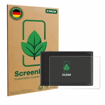 Parte frontale di una confezione del prodotto con il logo del marchio ScreenLeaf. Accanto è raffigurato il dispositivo SGIN T1