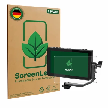 Parte frontale di una confezione del prodotto con il logo del marchio ScreenLeaf. Accanto è raffigurato il dispositivo Feelwor