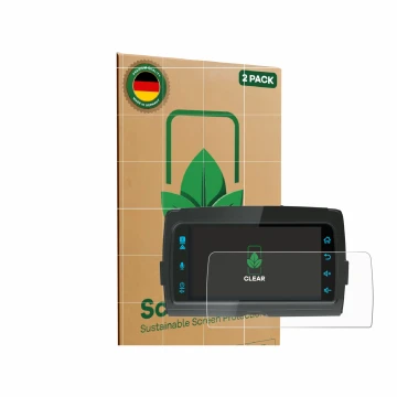 Parte frontale di una confezione del prodotto con il logo del marchio ScreenLeaf. Accanto è raffigurato il dispositivo Diamond