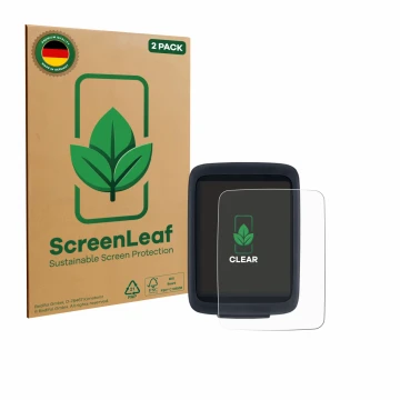 Parte frontale di una confezione del prodotto con il logo del marchio ScreenLeaf. Accanto è raffigurato il dispositivo Sigma B