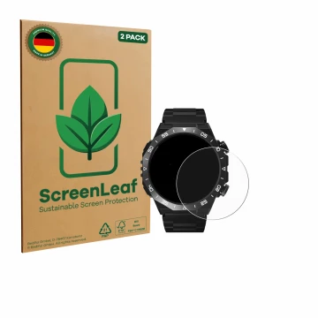 Parte frontale di una confezione del prodotto con il logo del marchio ScreenLeaf. Accanto è raffigurato il dispositivo HOIFA S