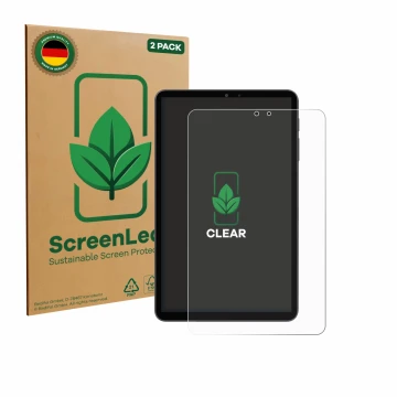 Parte frontale di una confezione del prodotto con il logo del marchio ScreenLeaf. Accanto è raffigurato il dispositivo Alldocu