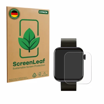 Parte frontale di una confezione del prodotto con il logo del marchio ScreenLeaf. Accanto è raffigurato il dispositivo Kendox 
