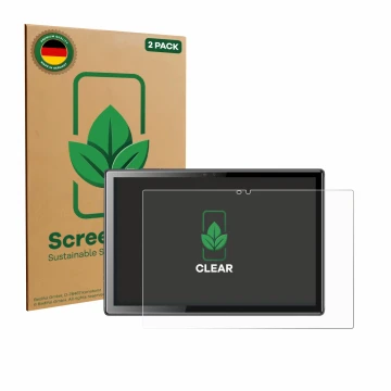 Parte frontale di una confezione del prodotto con il logo del marchio ScreenLeaf. Accanto è raffigurato il dispositivo Tibuta 