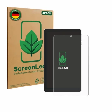 Parte frontale di una confezione del prodotto con il logo del marchio ScreenLeaf. Accanto è raffigurato il dispositivo Ulefone