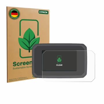 Parte frontale di una confezione del prodotto con il logo del marchio ScreenLeaf. Accanto è raffigurato il dispositivo Honda C