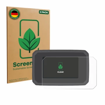Parte frontale di una confezione del prodotto con il logo del marchio ScreenLeaf. Accanto è raffigurato il dispositivo Honda F