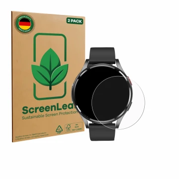 Parte frontale di una confezione del prodotto con il logo del marchio ScreenLeaf. Accanto è raffigurato il dispositivo Lgnitek