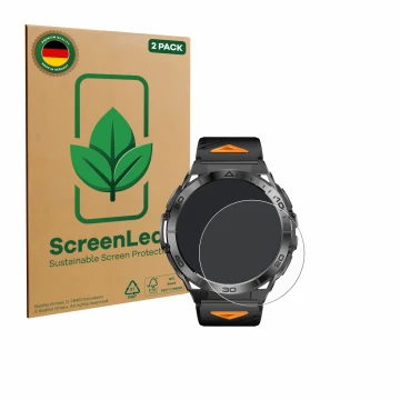 Parte frontale di una confezione del prodotto con il logo del marchio ScreenLeaf. Accanto è raffigurato il dispositivo Rogbid 