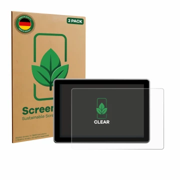 Parte frontale di una confezione del prodotto con il logo del marchio ScreenLeaf. Accanto è raffigurato il dispositivo Rollei 