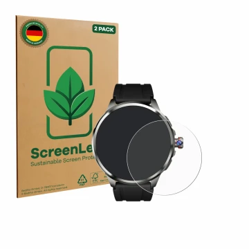 Parte frontale di una confezione del prodotto con il logo del marchio ScreenLeaf. Accanto è raffigurato il dispositivo Rogbid 