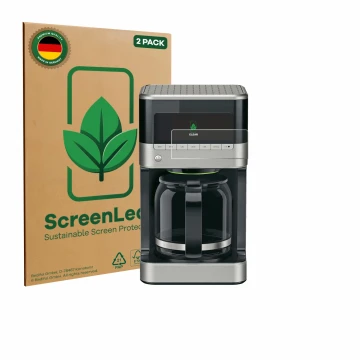 Parte frontale di una confezione del prodotto con il logo del marchio ScreenLeaf. Accanto è raffigurato il dispositivo Braun P