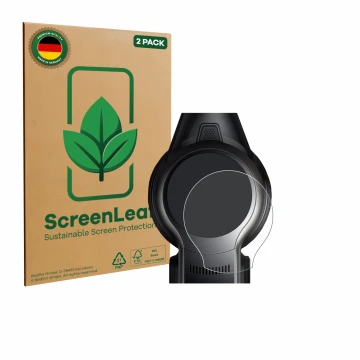 Parte frontale di una confezione del prodotto con il logo del marchio ScreenLeaf. Accanto è raffigurato il dispositivo MOVA S2