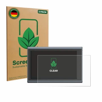 Parte frontale di una confezione del prodotto con il logo del marchio ScreenLeaf. Accanto è raffigurato il dispositivo SmallRi